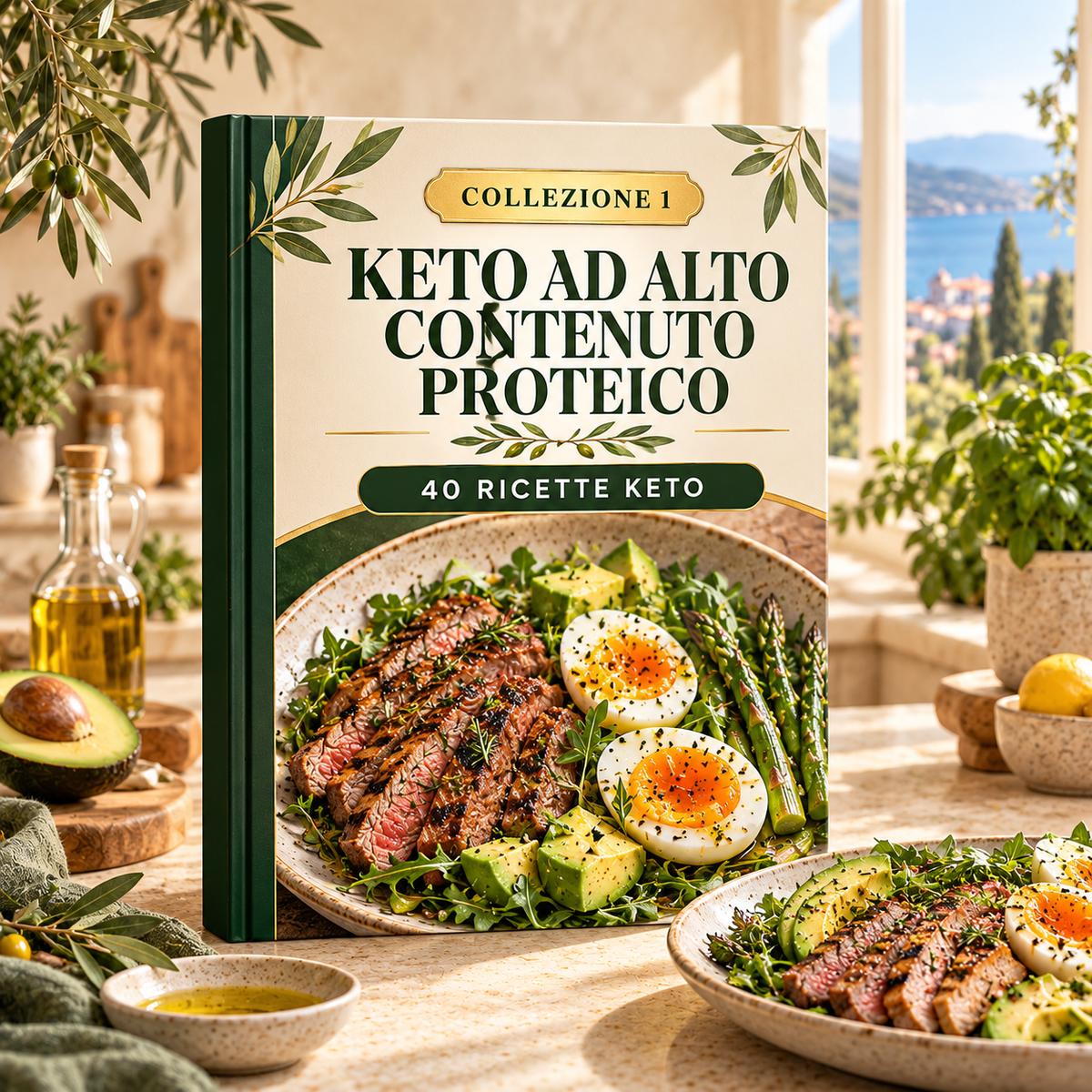 Keto ad alto contenuto proteico – E-book con 40 ricette