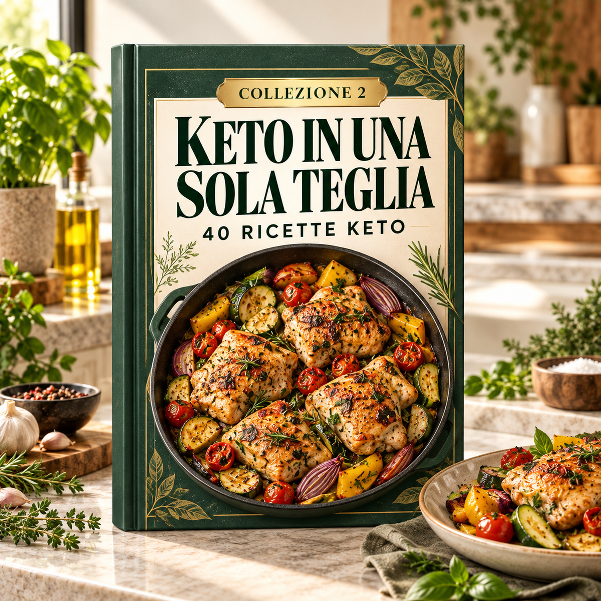 Keto in Una Sola Teglia – E-book con 40 Ricette
