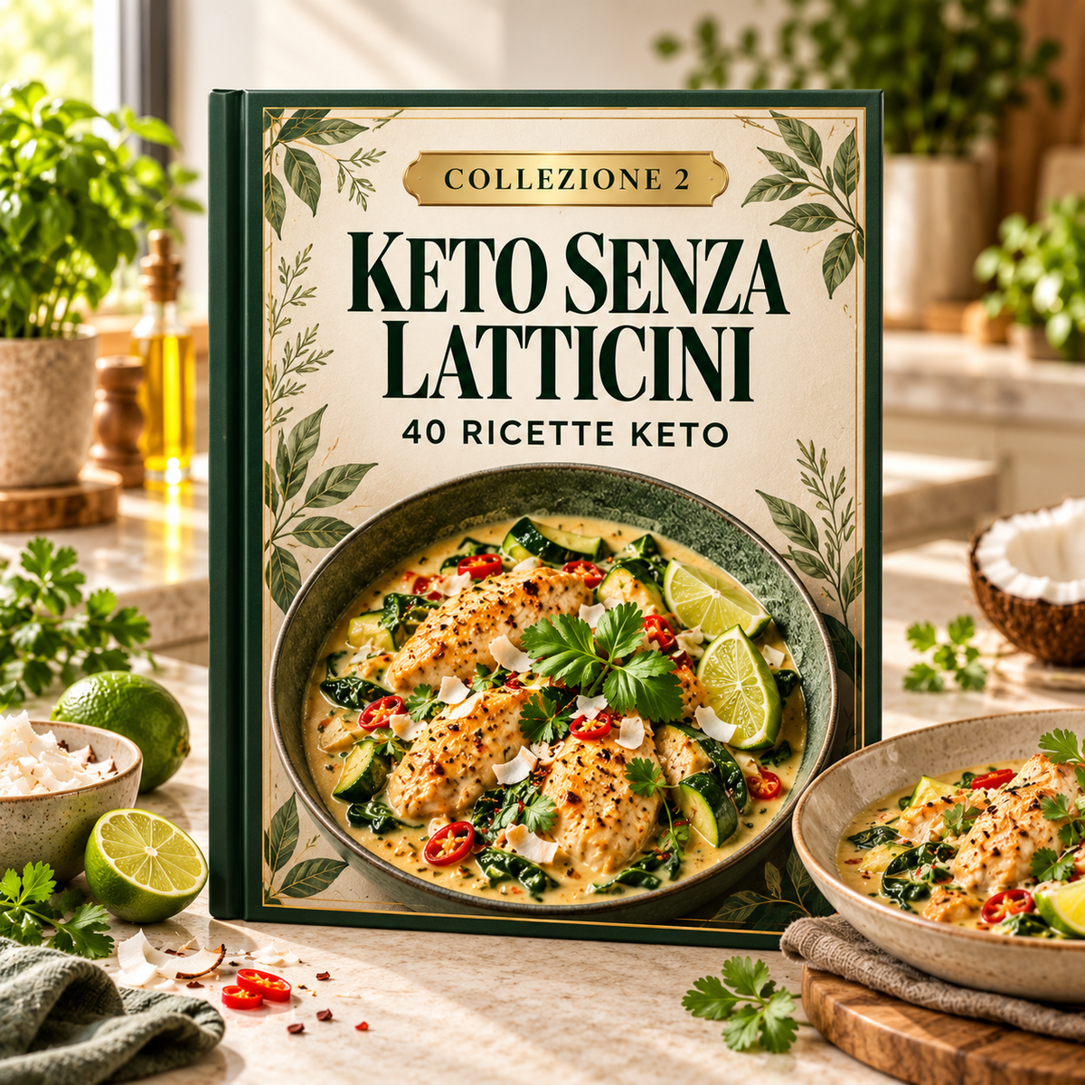 Keto Senza Latticini – E-book con 40 Ricette