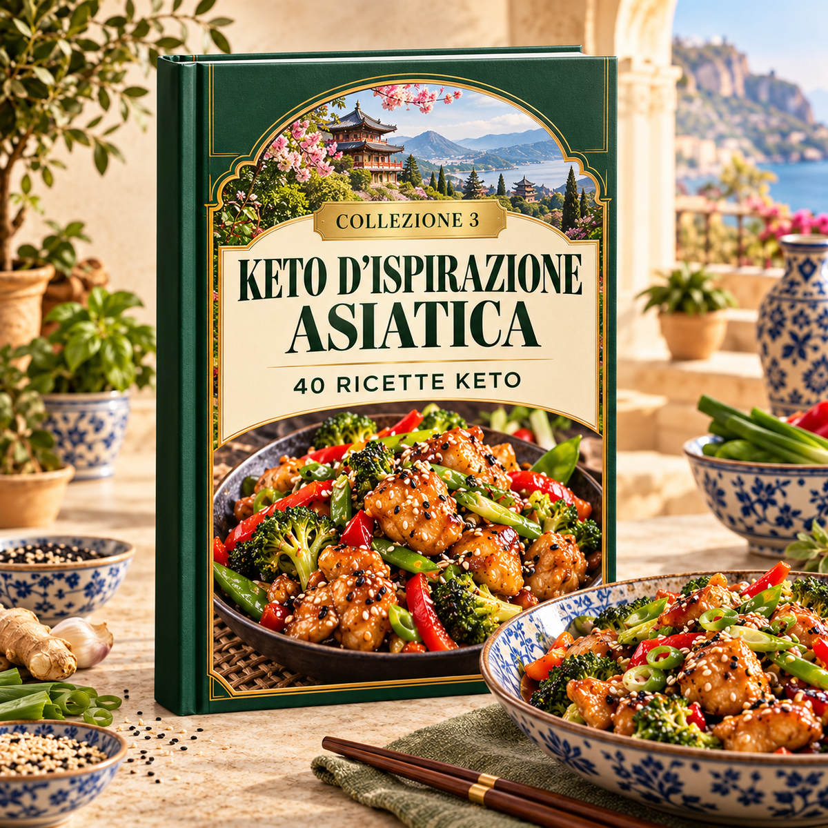 Keto d’Ispirazione Asiatica – E-book con 40 Ricette