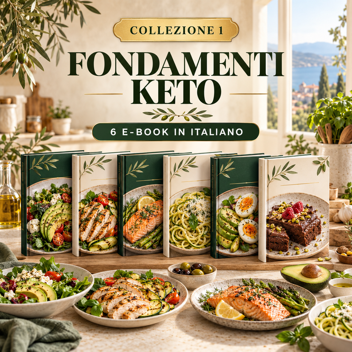 Collezione Fondamenti Keto – 6 E-book in italiano