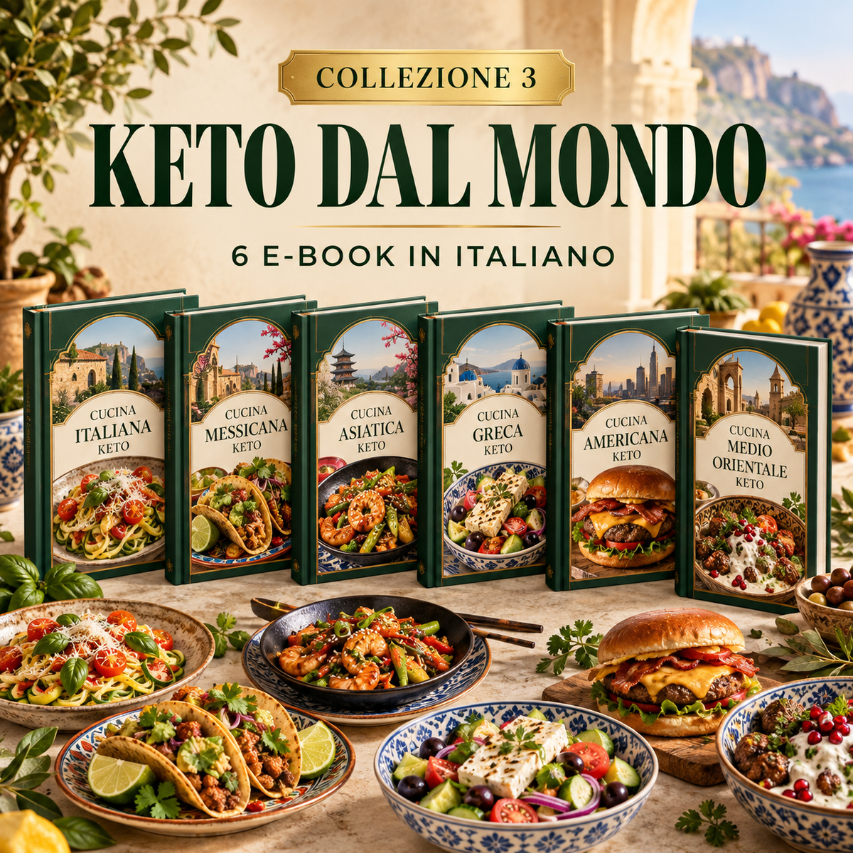 Collezione Keto dal Mondo – 6 E-book in italiano